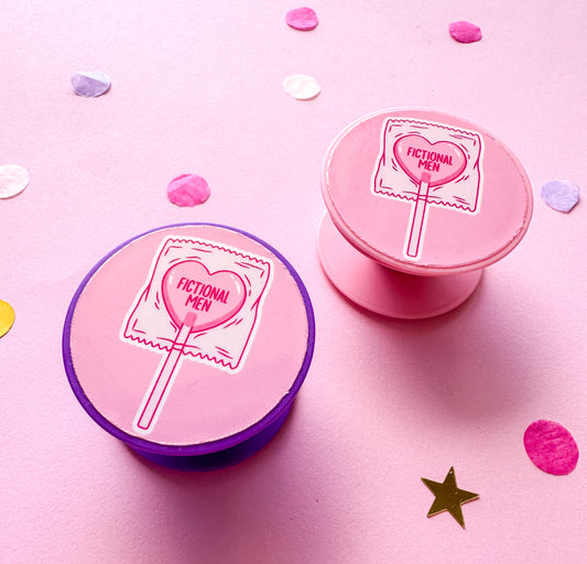 Fictional Men Lollipop Bookish Phone Grip