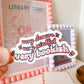 Very Demure Very Mindful Very Bookish Holographic Vinyl Sticker