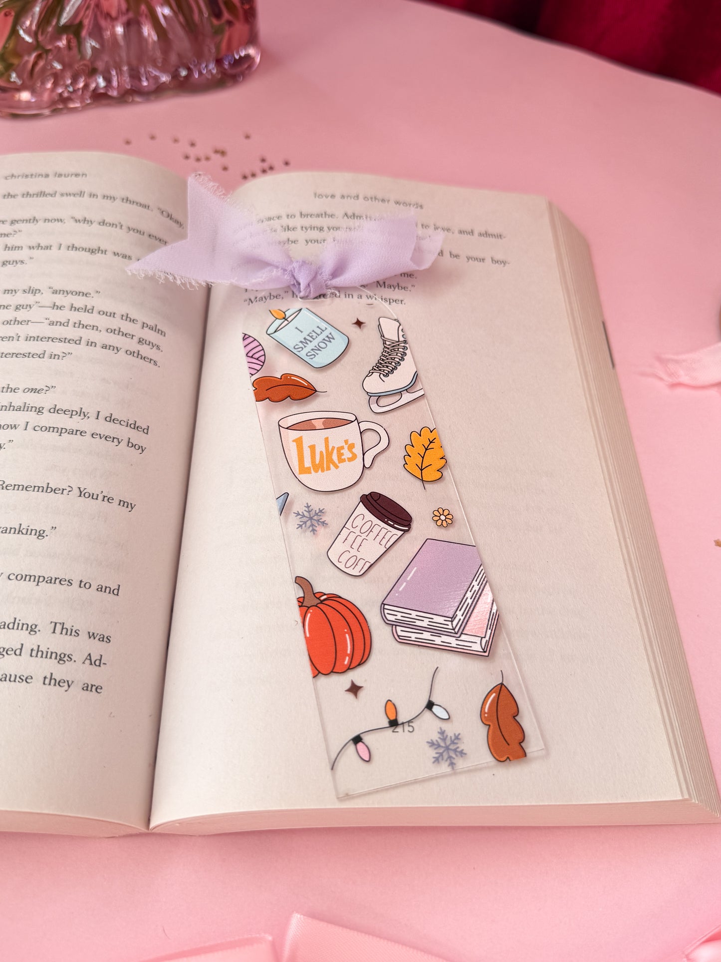 I Smell Snow Acylic Bookmark