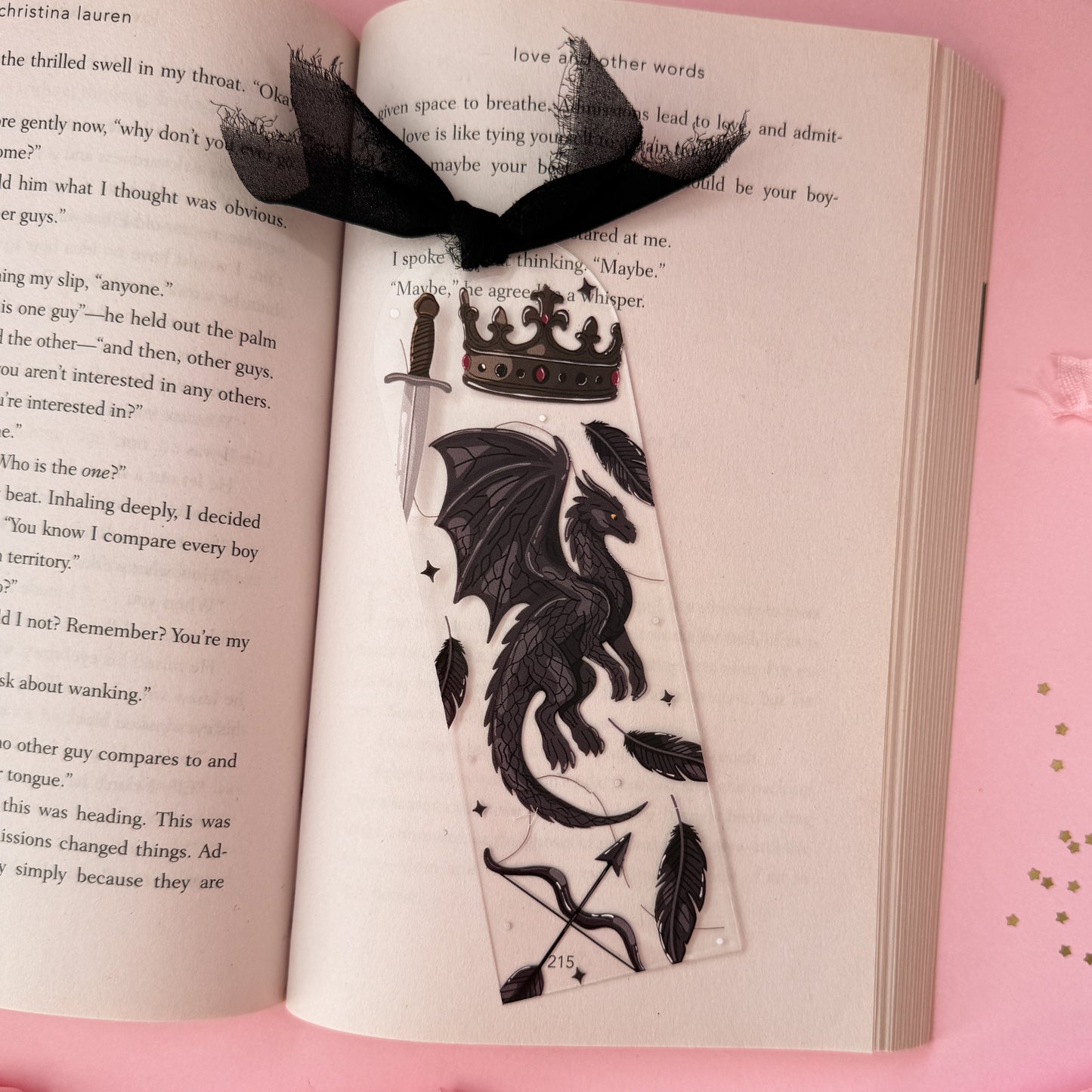 Enchanted Dragon Acrylic Bookmark
