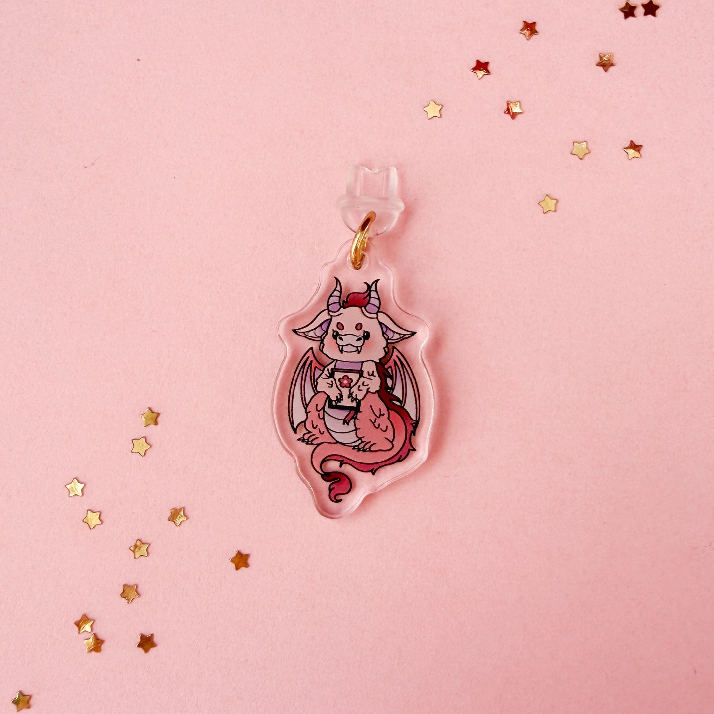 Dragon Cutie E-Reader Kindle Phone Charm