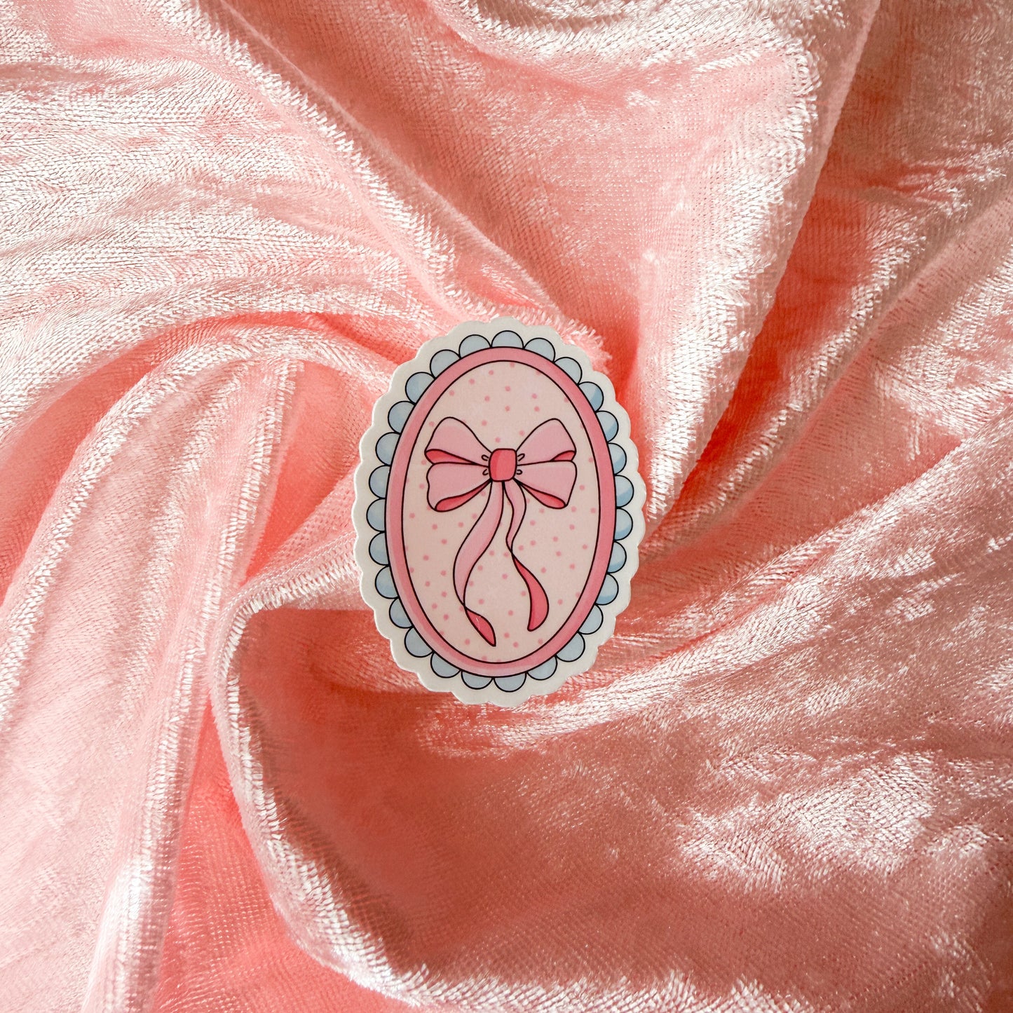 Tulip, Ballet Slippers and Bow Vintage Stamps Vinyl Stickers