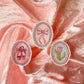 Tulip, Ballet Slippers and Bow Vintage Stamps Vinyl Stickers