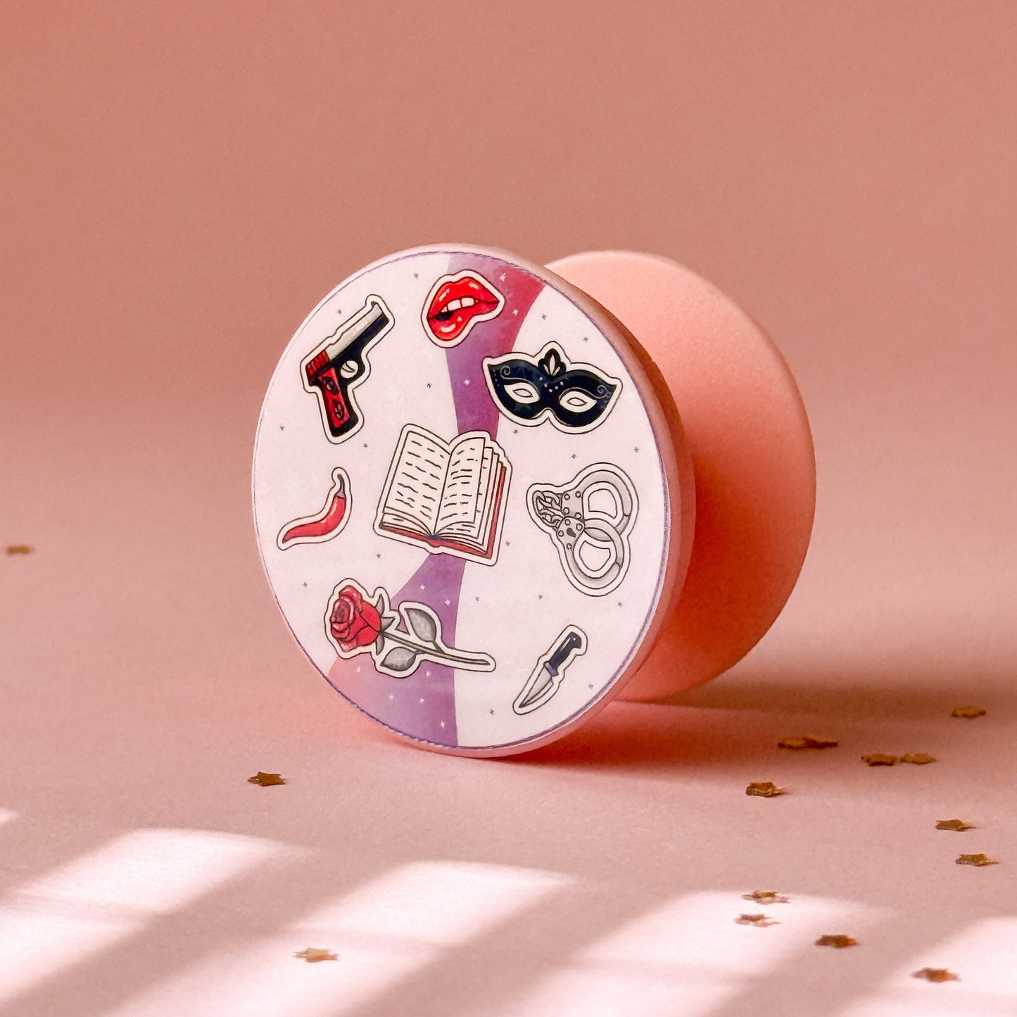 Romance Book Trope Bookish Phone Grips