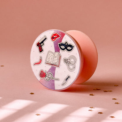 Romance Book Trope Bookish Phone Grips
