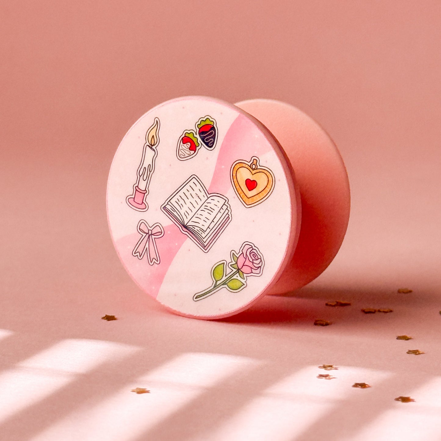 Romance Book Trope Bookish Phone Grips