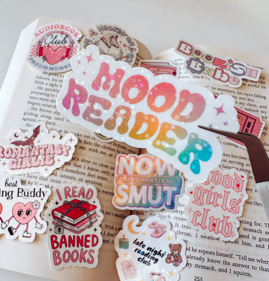 Mood Reader Vinyl Sticker