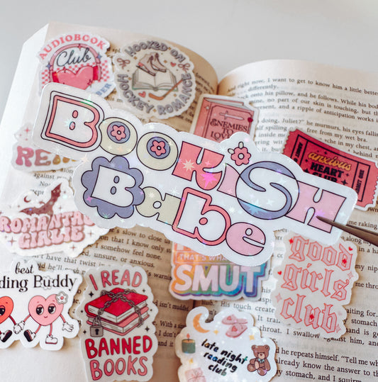 Bookish Babe Vinyl Sticker