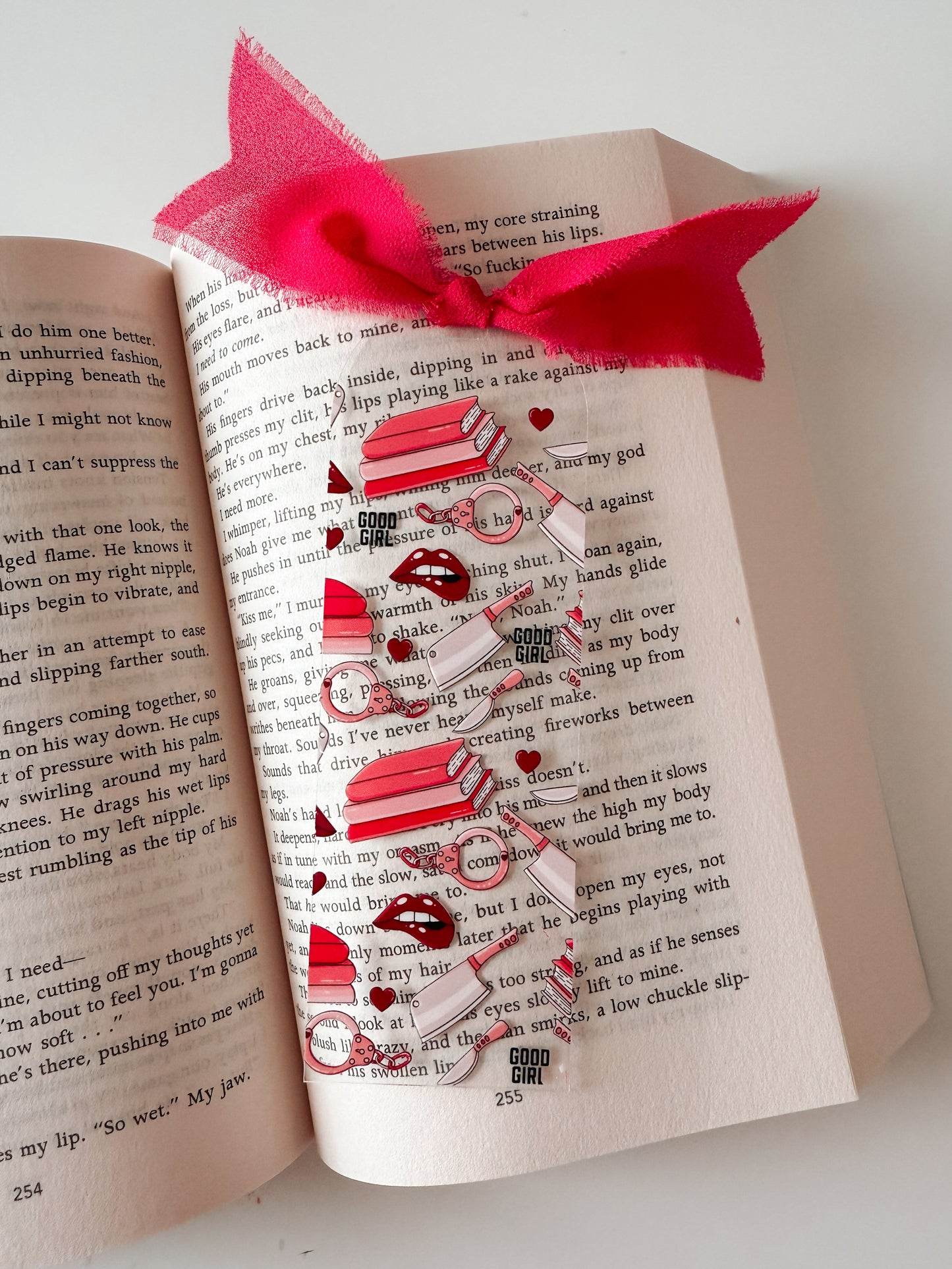 Good Girl Dark Romance Acrylic Bookmark