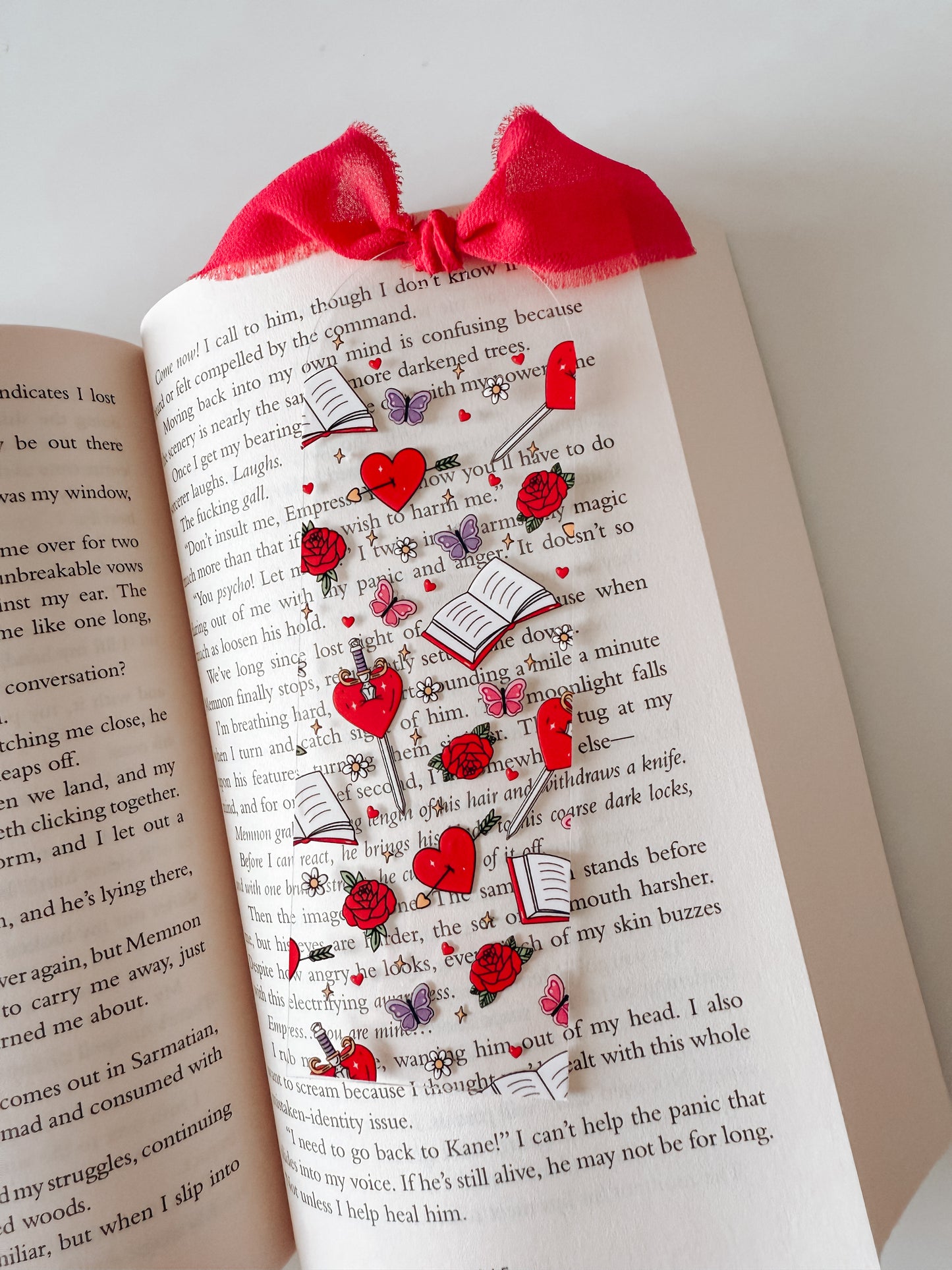 Romantasy Acrylic Bookmark