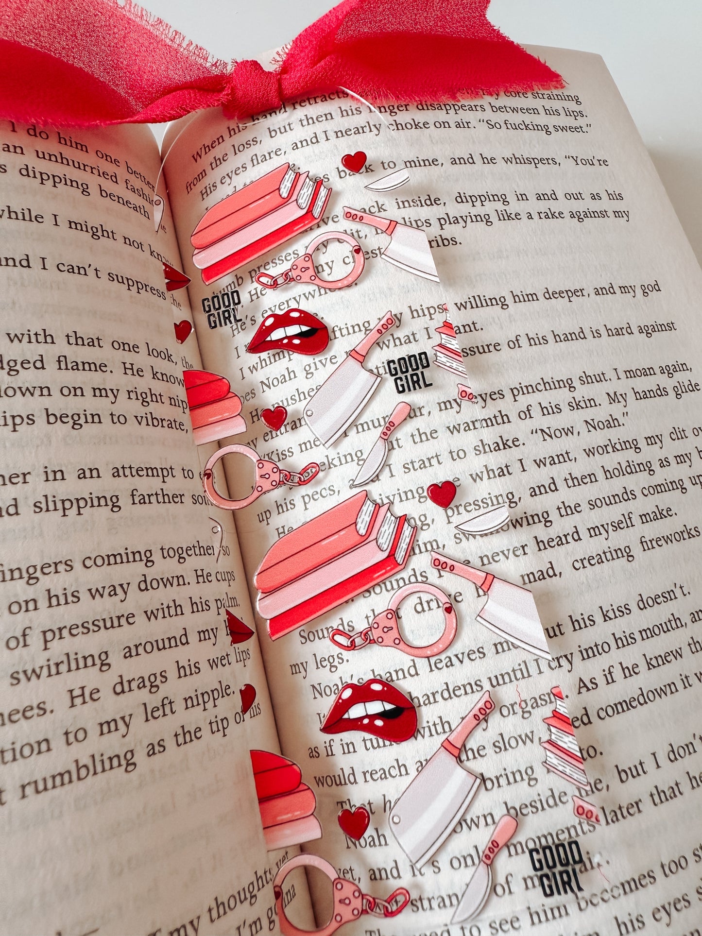 Good Girl Dark Romance Acrylic Bookmark