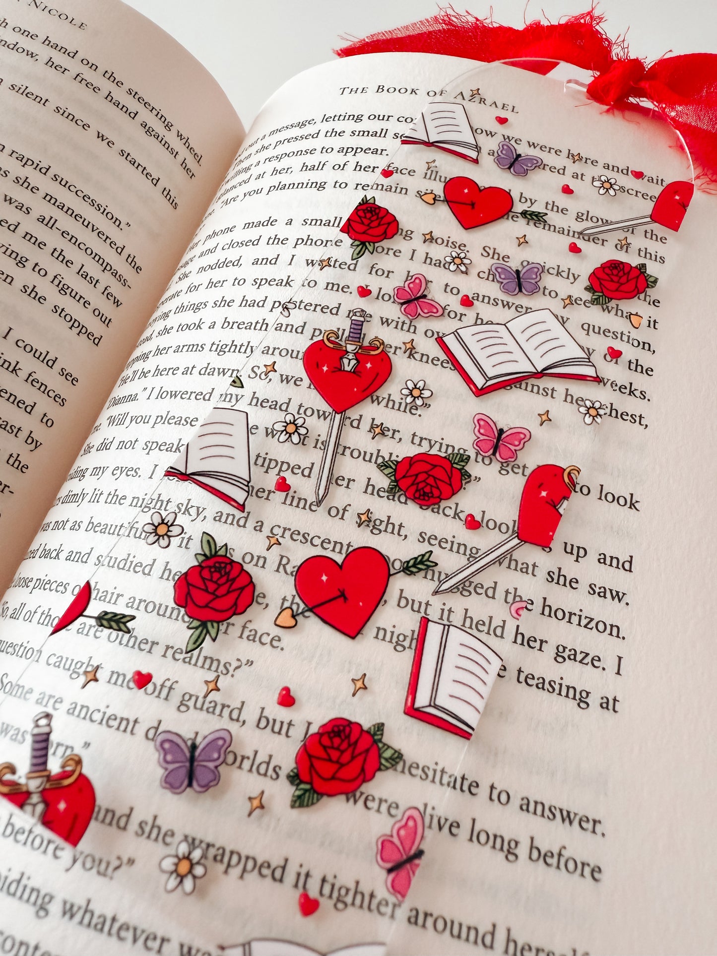 Romantasy Acrylic Bookmark