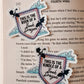 The Book/Kindle of a Book Dragon Glossy Vinyl Sticker