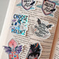 My Book Boyfriends Have Wings Vinyl Sticker