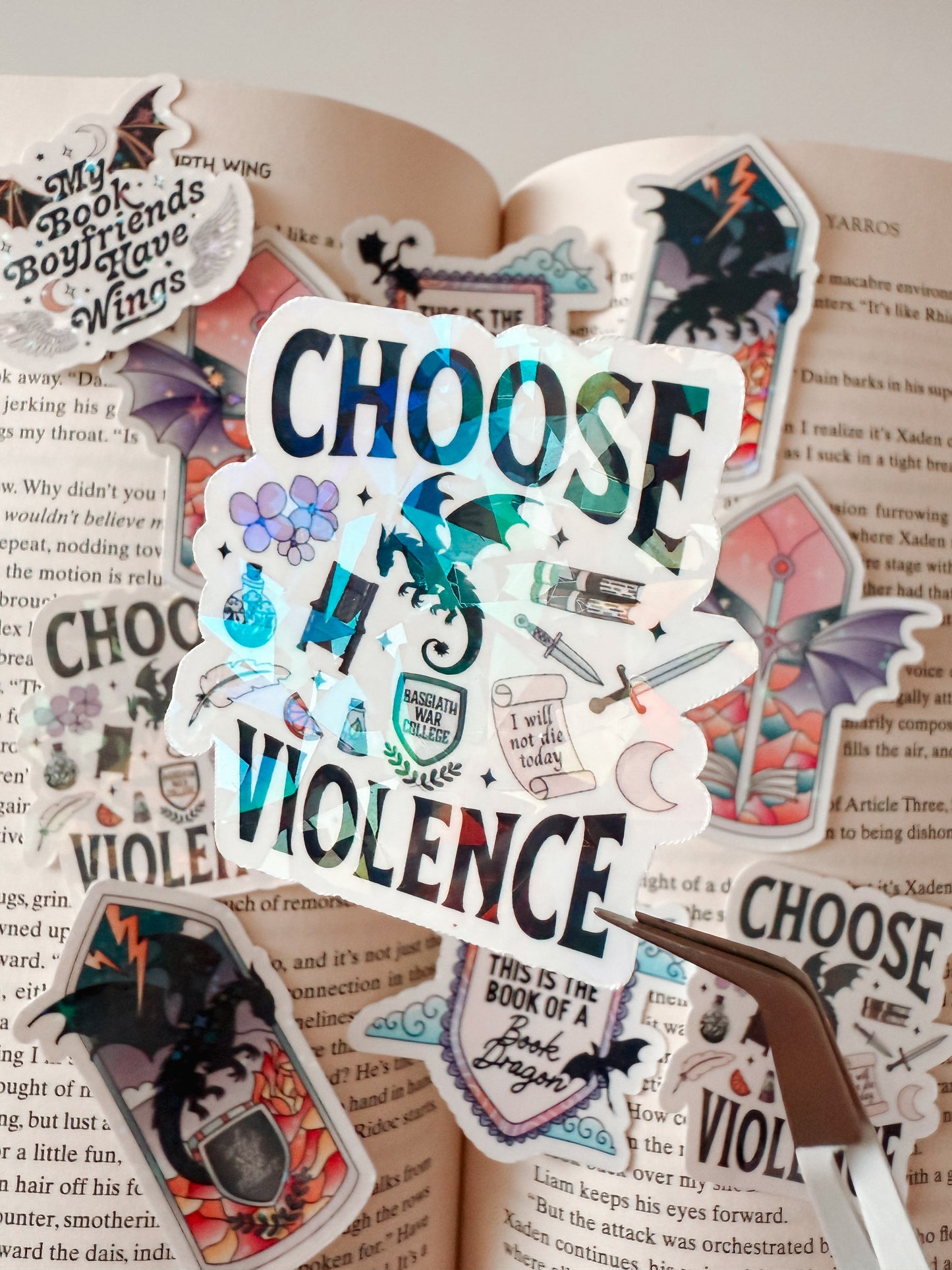 Choose Violence Vinyl Sticker