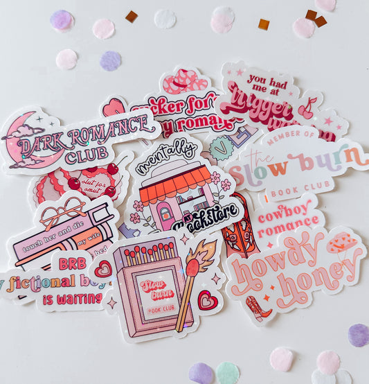 Dark Romance Club Vinyl Sticker