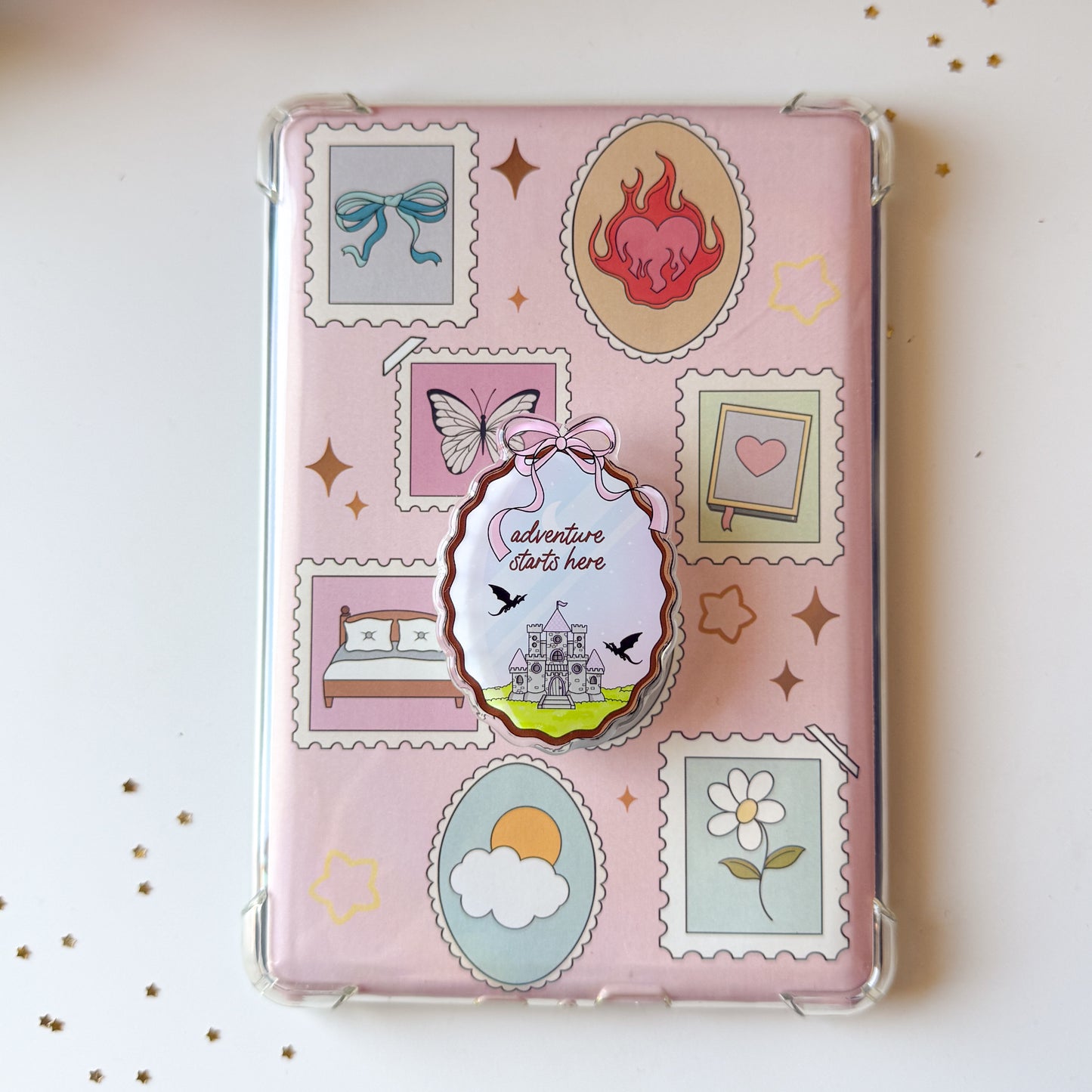 Adventure Starts Here Sticky Phone & E-Reader Grip