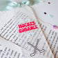 In My Hockey Romance Era Acrylic Bookmark