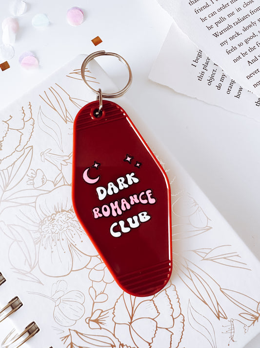 Dark Romance Club Motel Keychain