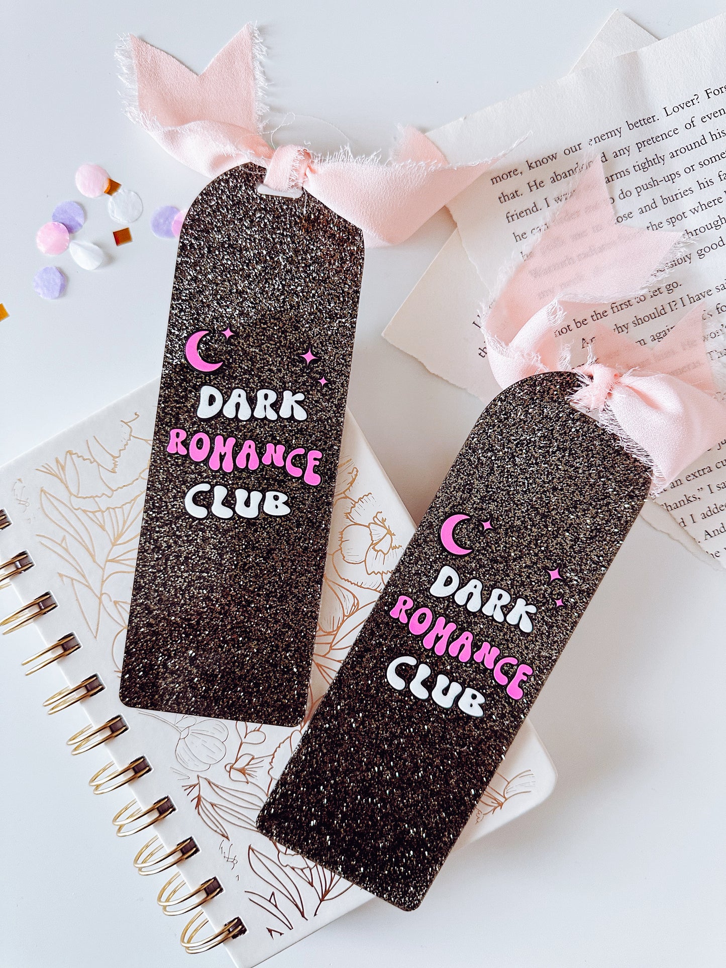 Dark Romance Club Acrylic Bookmark