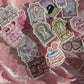 Hopeless Romantics Book Club Scalloped Heart | Bookish Kindle Sticker